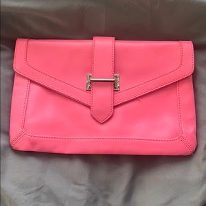 hot pink clutch